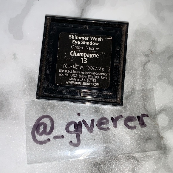 CHAMPAGNE (#13) Shimmer Wash Bobbi Brown Discontinued Eyeshadow - Picture 6 of 14